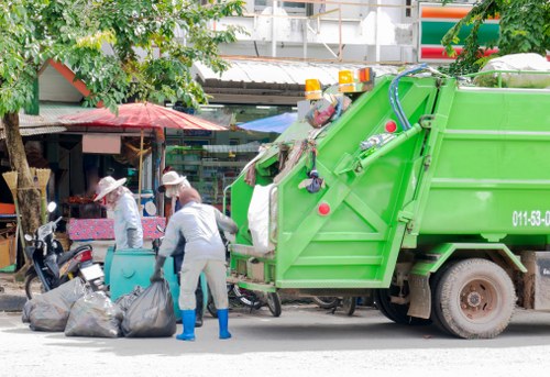 Final sorted recyclables ready for processing at a material recovery facility
